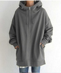 ロングサイズ ZIP パーカー