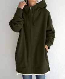 ロングサイズ ZIP パーカー