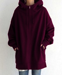 ロングサイズ ZIP パーカー