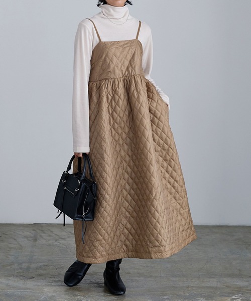 KOBE LETTUCE（コウベレタス）の「キルティングキャミワンピース