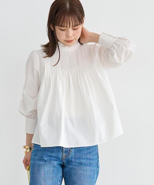 定番人気❣️FRAMeWORK リネン100% ビッグシルエットシャツ 白 LILL tシャツ サイドスリットコットンポンチビッグシルエット5分