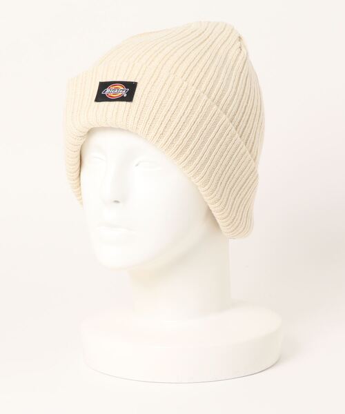 Dickies(ディッキーズ)の「/DICKIES/CALIF LOGO WAPPEN KNIT CAP(ニットキャップ/ビーニー・メンズ・インディゴブルー/カーキ/ワイン/オフホワイト・FREE)」の2枚目の写真