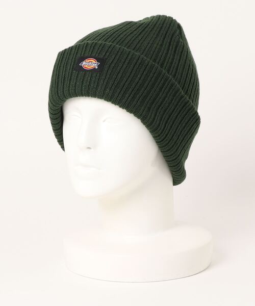 Dickies(ディッキーズ)の「/DICKIES/CALIF LOGO WAPPEN KNIT CAP(ニットキャップ/ビーニー・メンズ・インディゴブルー/カーキ/ワイン/オフホワイト・FREE)」の3枚目の写真