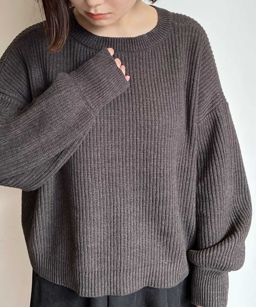 KOBE LETTUCE（コウベレタス）の「バラクラバ×トップスセット（その他トップス・レディース・コーラル/チャコール/アイボリー/ライトブルー・FREE）」の2枚目の写真