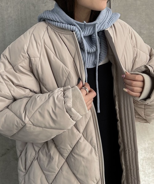 KOBE LETTUCE（コウベレタス）の「バラクラバ×トップスセット（その他トップス・レディース・コーラル/チャコール/アイボリー/ライトブルー・FREE）」の3枚目の写真