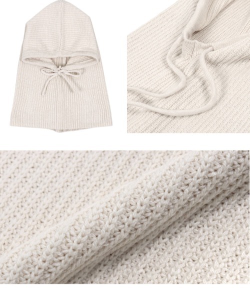 KOBE LETTUCE（コウベレタス）の「バラクラバ×トップスセット（その他トップス・レディース・コーラル/チャコール/アイボリー/ライトブルー・FREE）」の11枚目の写真