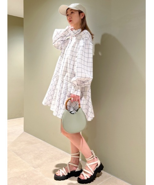 美品❤️訳あり‼️ スナイデル snidel ⭐️ボリュームチュールワンピ グリーン 美品❤️訳あり‼️ スナイデル snidel ⭐️ボリュームチュール