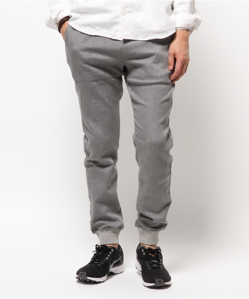 JOURNAL STANDARD(ジャーナルスタンダード)の「ライトツイルストレッチテーパードリブPT #(その他パンツ・メンズ・ホワイト/ブルー系その他/グレー・SMALL/LARGE/MEDIUM)」の16枚目の写真