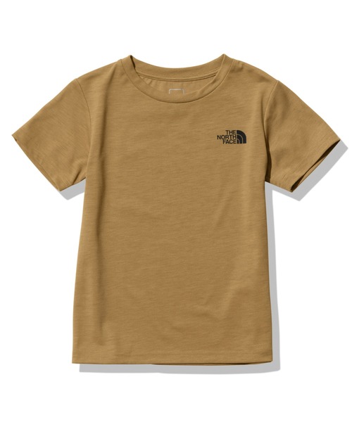 THE NORTH FACE(ザノースフェイス)の「THE NORTH FACE/ザ・ノース・フェイス キッズ Tシャツ NTJ32349(Tシャツ/カットソー・キッズ・ベージュ/ホワイト・100cm/110cm/120cm/130cm/140cm/150cm)」の4枚目の写真