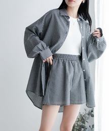 WEGO | WEGO/【セットアップ対応】ポコポコチェックイージーショートパンツ(スラックス)