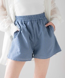 WEGO | WEGO/【セットアップ対応】ポコポコチェックイージーショートパンツ(スラックス)