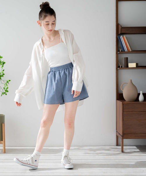 ファッションシーンで話題のこれから流行るブランド12選 セール】WEGO/【セットアップ対応】ポコポコチェックイージー 水着・ラッシュガード