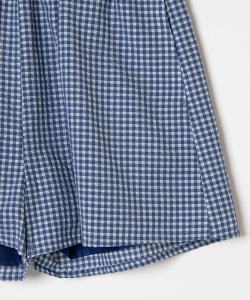 WEGO（ウィゴー）の「WEGO/【セットアップ対応】ポコポコチェックイージーショートパンツ（スラックス・レディース・ブルー系その他2/ブラック系その他2・FREE）」の14枚目の写真