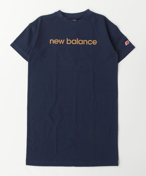 NEW BALANCE（ニューバランス）の「ニューバランス New Balance リニアロゴ ルーズフィットドレス（ワンピース・キッズ・ネイビー/ローズ・140cm/150cm/130cm/160cm）」の2枚目の写真