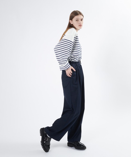 ONCILY（オンシェリー）の「【SET UP可能】BELTED STRAIGHT PANTS / ベルテッドストレートパンツ（その他パンツ・メンズ・カーキ/ダークブラウン/ネイビー・MEDIUM/SMALL/LARGE）」の17枚目の写真