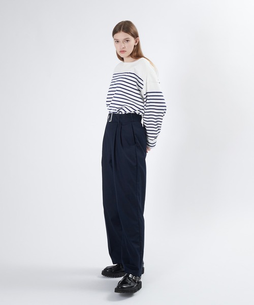 ONCILY（オンシェリー）の「【SET UP可能】BELTED STRAIGHT PANTS / ベルテッドストレートパンツ（その他パンツ・メンズ・カーキ/ダークブラウン/ネイビー・MEDIUM/SMALL/LARGE）」の16枚目の写真