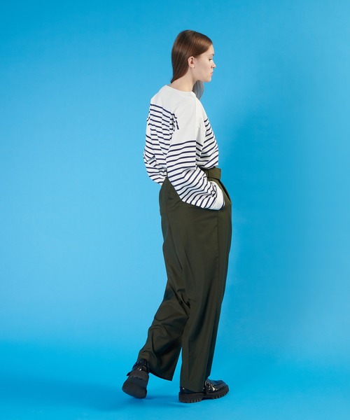 ONCILY（オンシェリー）の「【SET UP可能】BELTED STRAIGHT PANTS / ベルテッドストレートパンツ（その他パンツ・メンズ・カーキ/ダークブラウン/ネイビー・MEDIUM/SMALL/LARGE）」の7枚目の写真