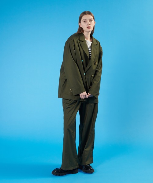 ONCILY（オンシェリー）の「【SET UP可能】BELTED STRAIGHT PANTS / ベルテッドストレートパンツ（その他パンツ・メンズ・カーキ/ダークブラウン/ネイビー・MEDIUM/SMALL/LARGE）」の8枚目の写真