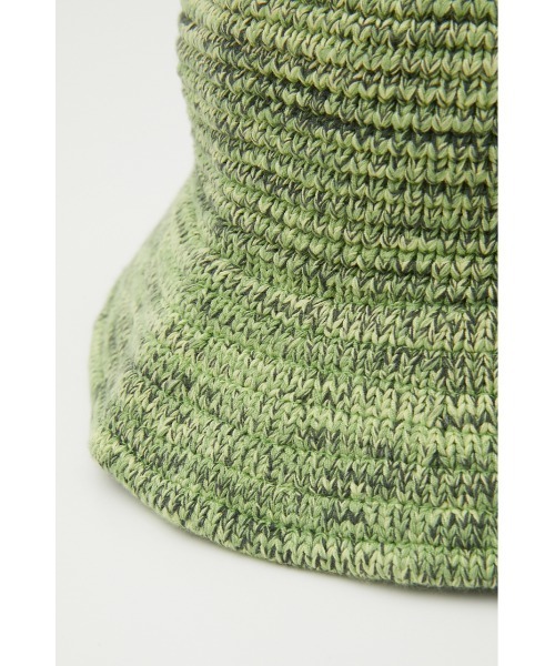 SLY（スライ）の「MACHINE WASH KNIT HAT デオドラント ヤーン ニットハット メランジ柄 マシンウォッシュ 洗濯機OK（ハット・レディース・ブラック/グリーン系その他2/オレンジ系その他・FREE）」の10枚目の写真