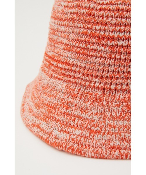 SLY（スライ）の「MACHINE WASH KNIT HAT デオドラント ヤーン ニットハット メランジ柄 マシンウォッシュ 洗濯機OK（ハット・レディース・ブラック/グリーン系その他2/オレンジ系その他・FREE）」の15枚目の写真