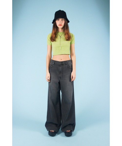 SLY（スライ）の「MACHINE WASH KNIT HAT デオドラント ヤーン ニットハット メランジ柄 マシンウォッシュ 洗濯機OK（ハット・レディース・ブラック/グリーン系その他2/オレンジ系その他・FREE）」の21枚目の写真