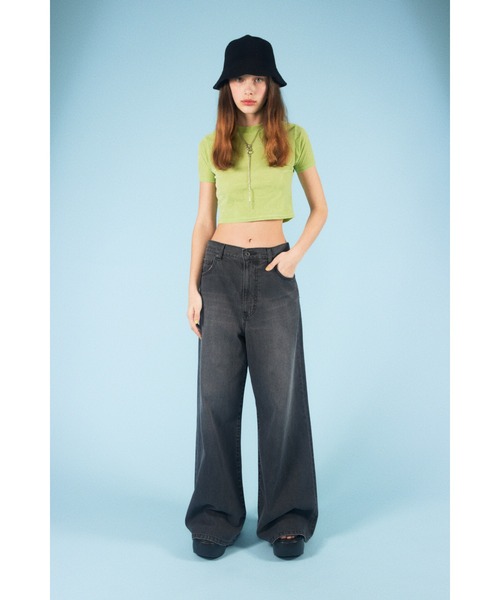 SLY（スライ）の「MACHINE WASH KNIT HAT デオドラント ヤーン ニットハット メランジ柄 マシンウォッシュ 洗濯機OK（ハット・レディース・ブラック/グリーン系その他2/オレンジ系その他・FREE）」の22枚目の写真