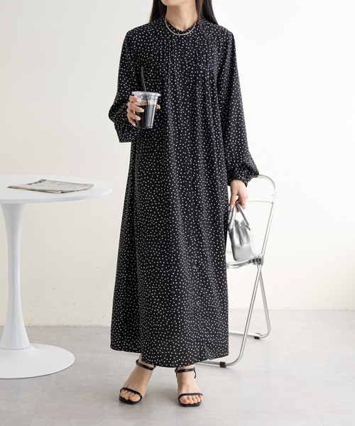 【WEB限定】ピンタックワンピース