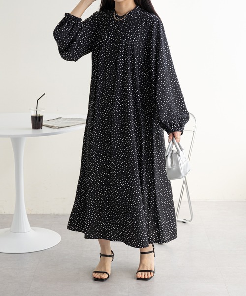 【WEB限定】ピンタックワンピース