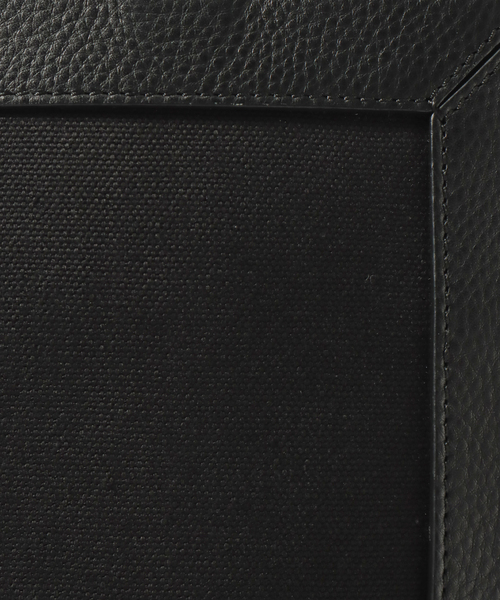 EDIFICE（エディフィス）の「【S.MANO / エス マーノ】CANVAS VERTICAL TOTE（トートバッグ・メンズ・ブラック/ブラウン・FREE）」の14枚目の写真