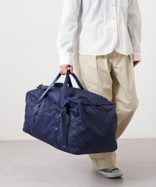 Daily russet(デイリー ラシット)の「【約47L・2/3泊旅行に】ナイロンプリント3wayボストンバッグ(ボストンバッグ・レディース・グレー/カーキ/ブラック/ベージュ/ネイビー/グレイッシュベージュ/ネイビー系2/ブラック系その他2/ベージュ系その他2・FREE)」の19枚目の写真