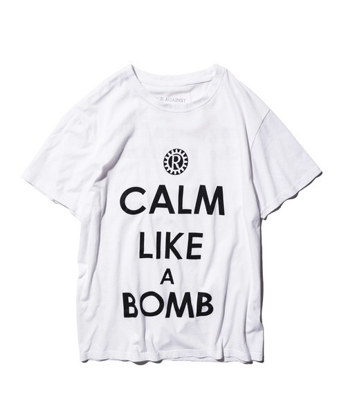 2AM(ツーエイエム)の「THRIFTY LOOK /スリフティールック "RAGE AGAINST THE MACHINE"TEE(Tシャツ/カットソー・メンズ・ブラック/ワイン/ブラック系1/ブラック系2/ホワイト・X-LARGE/LARGE/MEDIUM/XX-LARGE)」の1枚目の写真