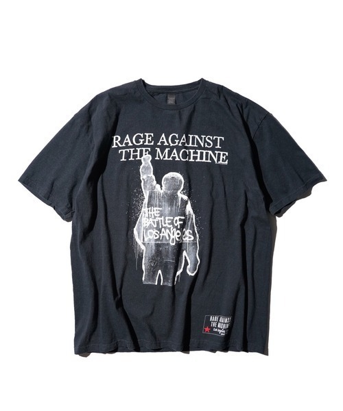 2AM(ツーエイエム)の「THRIFTY LOOK /スリフティールック "RAGE AGAINST THE MACHINE"TEE(Tシャツ/カットソー・メンズ・ブラック/ワイン/ブラック系1/ブラック系2/ホワイト・X-LARGE/LARGE/MEDIUM/XX-LARGE)」の2枚目の写真