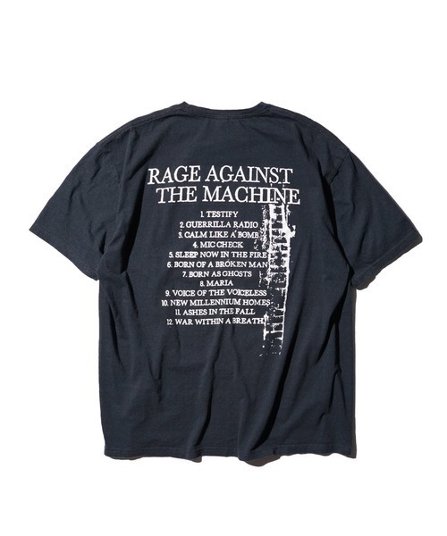 2AM(ツーエイエム)の「THRIFTY LOOK /スリフティールック "RAGE AGAINST THE MACHINE"TEE(Tシャツ/カットソー・メンズ・ブラック/ワイン/ブラック系1/ブラック系2/ホワイト・X-LARGE/LARGE/MEDIUM/XX-LARGE)」の11枚目の写真