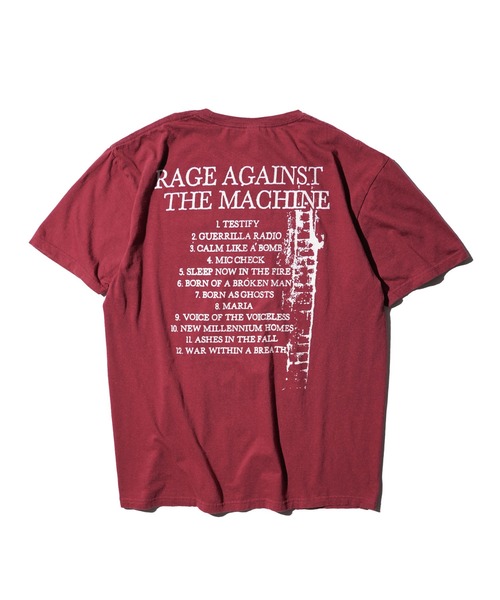 2AM(ツーエイエム)の「THRIFTY LOOK /スリフティールック "RAGE AGAINST THE MACHINE"TEE(Tシャツ/カットソー・メンズ・ブラック/ワイン/ブラック系1/ブラック系2/ホワイト・X-LARGE/LARGE/MEDIUM/XX-LARGE)」の12枚目の写真