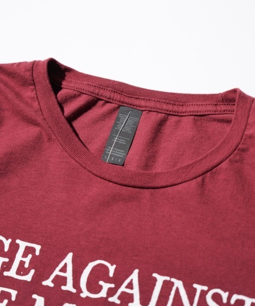 2AM(ツーエイエム)の「THRIFTY LOOK /スリフティールック "RAGE AGAINST THE MACHINE"TEE(Tシャツ/カットソー・メンズ・ブラック/ワイン/ブラック系1/ブラック系2/ホワイト・X-LARGE/LARGE/MEDIUM/XX-LARGE)」の14枚目の写真