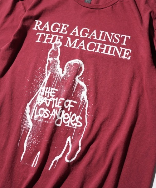 2AM(ツーエイエム)の「THRIFTY LOOK /スリフティールック "RAGE AGAINST THE MACHINE"TEE(Tシャツ/カットソー・メンズ・ブラック/ワイン/ブラック系1/ブラック系2/ホワイト・X-LARGE/LARGE/MEDIUM/XX-LARGE)」の15枚目の写真