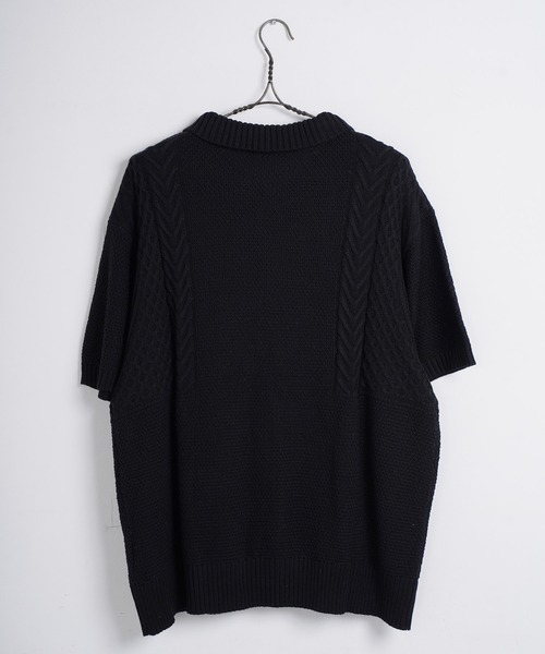 ArgueCultureふわふわニットポロシャツ/セーター/オーバーサイズ ArgueCultureふわふわニットポロシャツ/セーター/オーバーサイズ