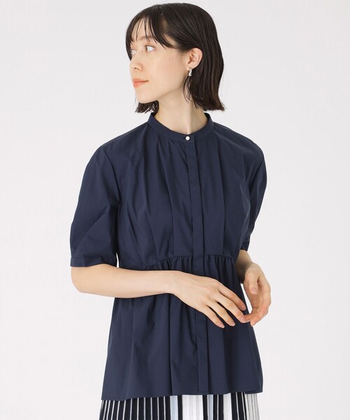 CAST:（キャストコロン）の「ボリュームスリーブブラウス（シャツ/ブラウス・レディース・ホワイト/グリーン/ネイビー/オレンジ/ベージュ/グリーン系その他7・S/M）」の6枚目の写真