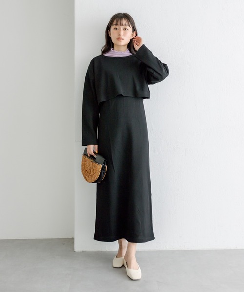 PUAL CE CIN（ピュアルセシン）の「マルチウェイセットワンピース（ワンピース・レディース・ブラック/その他・FREE）」の2枚目の写真