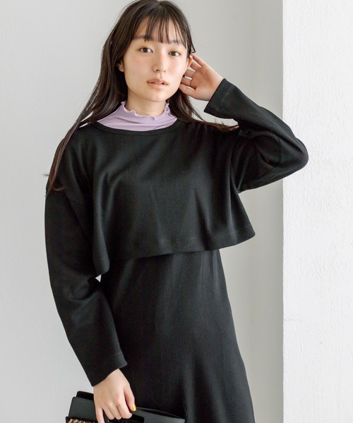 PUAL CE CIN（ピュアルセシン）の「マルチウェイセットワンピース（ワンピース・レディース・ブラック/その他・FREE）」の3枚目の写真