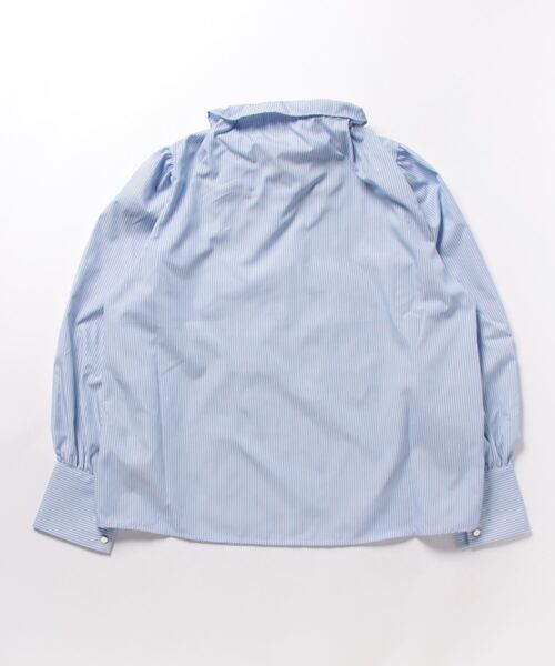 frunco（フランコ）の「frill stand bowtie blouse（シャツ/ブラウス・レディース・A/ホワイト/ブラック・FREE）」の4枚目の写真