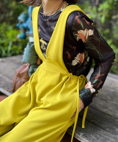 mi via loca(ミヴィアロカ)の「アソート アブストラクト・レオパード・花柄チュールトップス(Tシャツ/カットソー・レディース・ホワイト/ブラック/ブラック系その他/ブルー/ベージュ/ナチュラル/グレー/ブラック系1/ホワイト系1・FREE)」の18枚目の写真