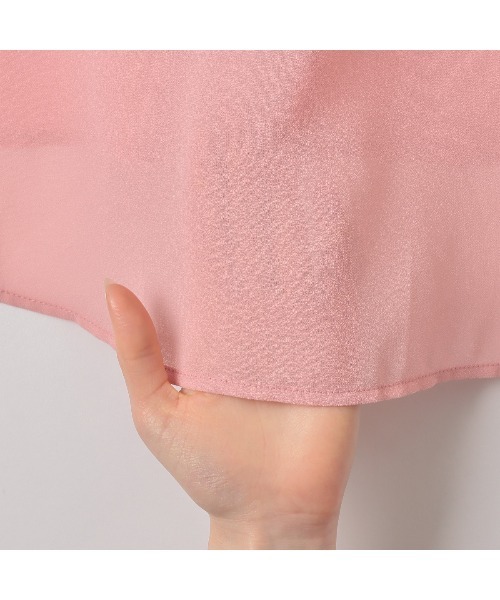 Ada.（エイダ）の「夏に大活躍！【冷房・ 紫外線・日焼け対策】ボリュームスリーブ シアーシャツ（シャツ/ブラウス・レディース・ホワイト/ライトグレー/ブラック/カーキ/ピンク/グレー/ブルー/ネイビー/イエロー・FREE）」の21枚目の写真