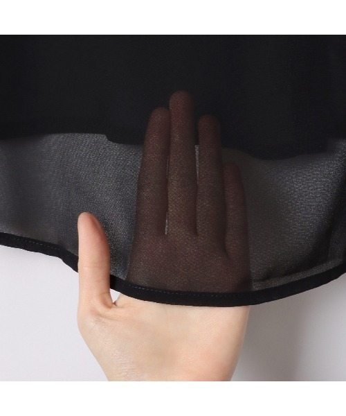 Ada.（エイダ）の「夏に大活躍！【冷房・ 紫外線・日焼け対策】ボリュームスリーブ シアーシャツ（シャツ/ブラウス・レディース・ホワイト/ライトグレー/ブラック/カーキ/ピンク/グレー/ブルー/ネイビー/イエロー・FREE）」の17枚目の写真