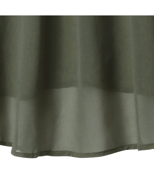 Ada.（エイダ）の「夏に大活躍！【冷房・ 紫外線・日焼け対策】ボリュームスリーブ シアーシャツ（シャツ/ブラウス・レディース・ホワイト/ライトグレー/ブラック/カーキ/ピンク/グレー/ブルー/ネイビー/イエロー・FREE）」の22枚目の写真