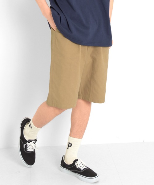 GLAZOS（グラソス）の「パナマ織り・ハーフパンツ（その他パンツ・キッズ・カーキ/オレンジ/ネイビー/ベージュ/ホワイト・140cm/150cm/160cm/170cm）」の3枚目の写真