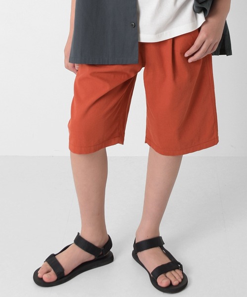 GLAZOS（グラソス）の「パナマ織り・ハーフパンツ（その他パンツ・キッズ・カーキ/オレンジ/ネイビー/ベージュ/ホワイト・140cm/150cm/160cm/170cm）」の5枚目の写真