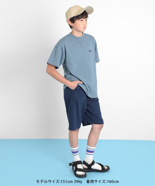 GLAZOS（グラソス）の「パナマ織り・ハーフパンツ（その他パンツ・キッズ・カーキ/オレンジ/ネイビー/ベージュ/ホワイト・140cm/150cm/160cm/170cm）」の10枚目の写真