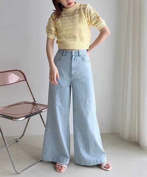 Heather（ヘザー）の「バギーデニム 903707（デニムパンツ