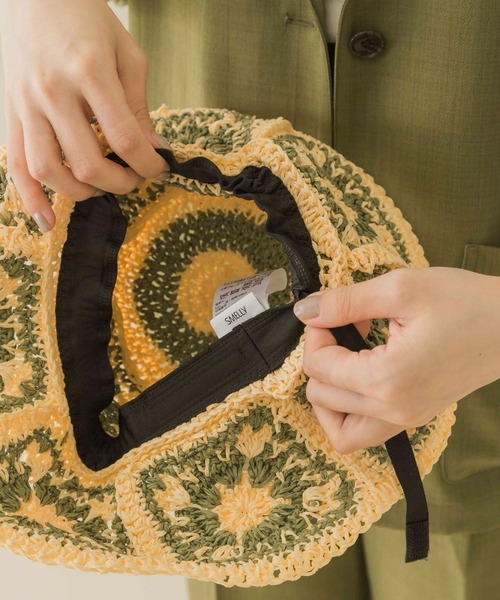 SMELLY（スメリー）の「クロシェモチーフハット（ハット・レディース・ブラック系その他/ホワイト系その他・-）」の17枚目の写真